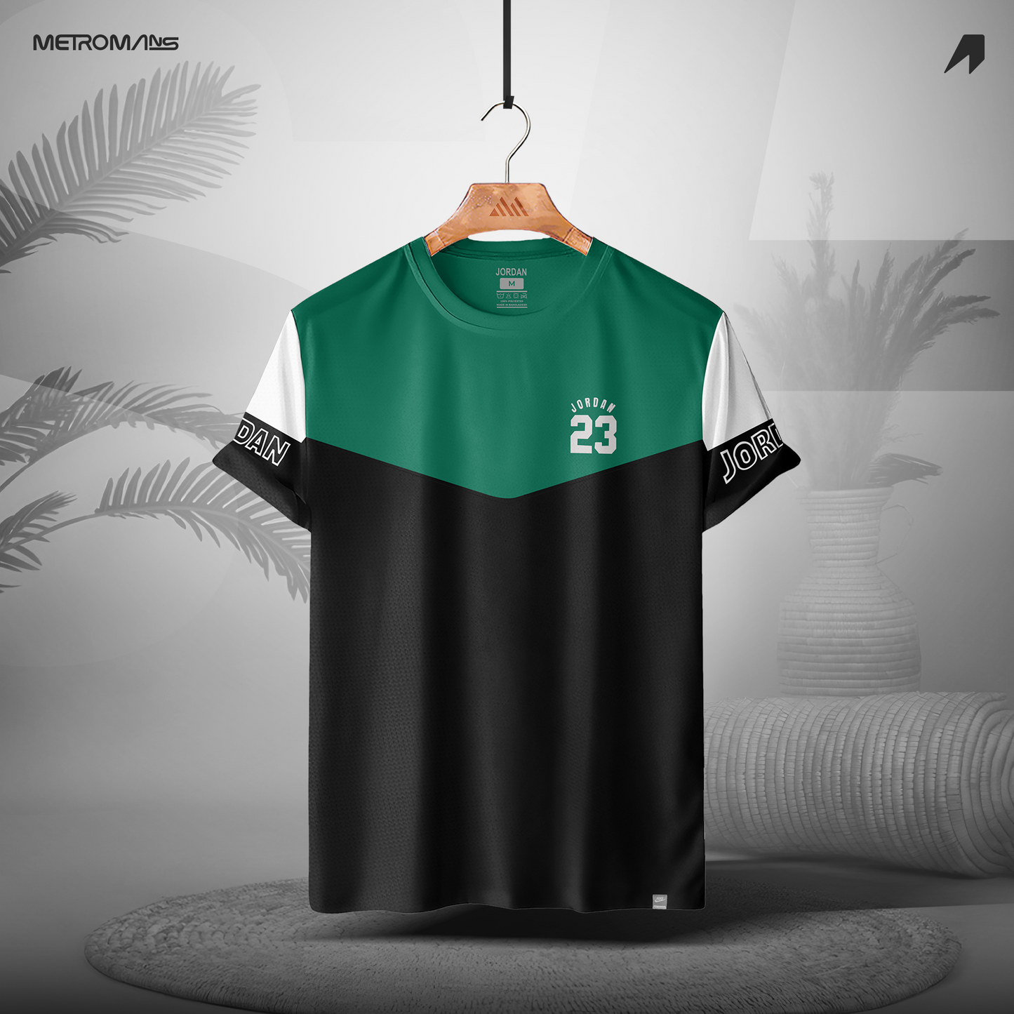 Nike Sports T-shirt - Green / Black