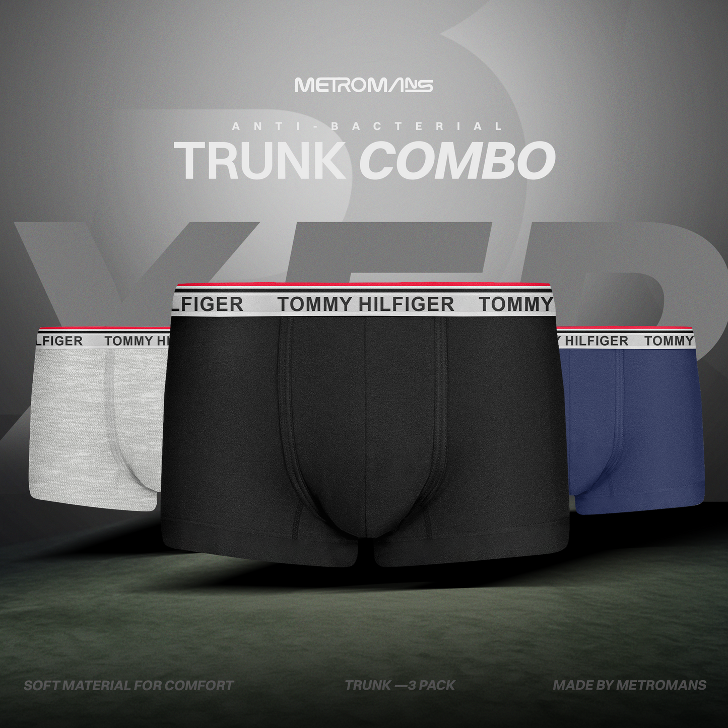 Tommy Hilfiger Boxers (3-pack) Premium Anti Bacterial