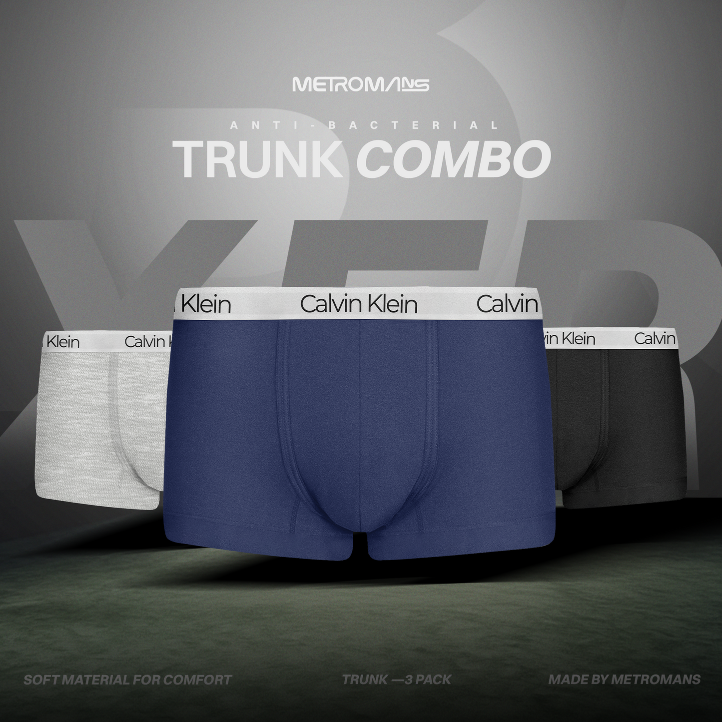 Calvin Klein Boxers (3-pack) Premium Anti Bacterial