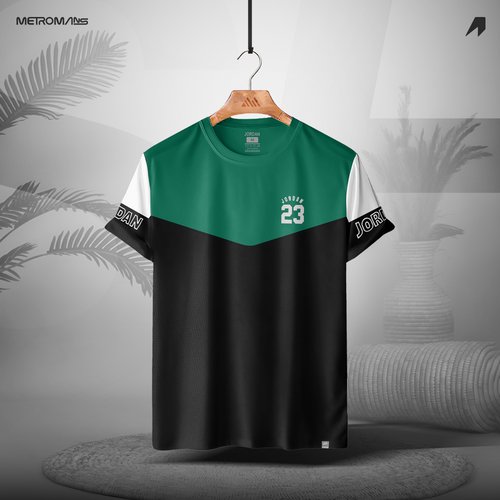 Nike Sports T-shirt - Green / Black
