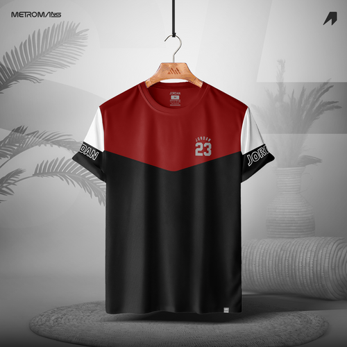 Nike Sports T-shirt - Maroon / Black