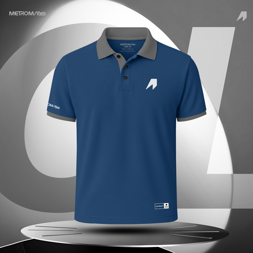 Metromans Signature Polo - Petrol Blue