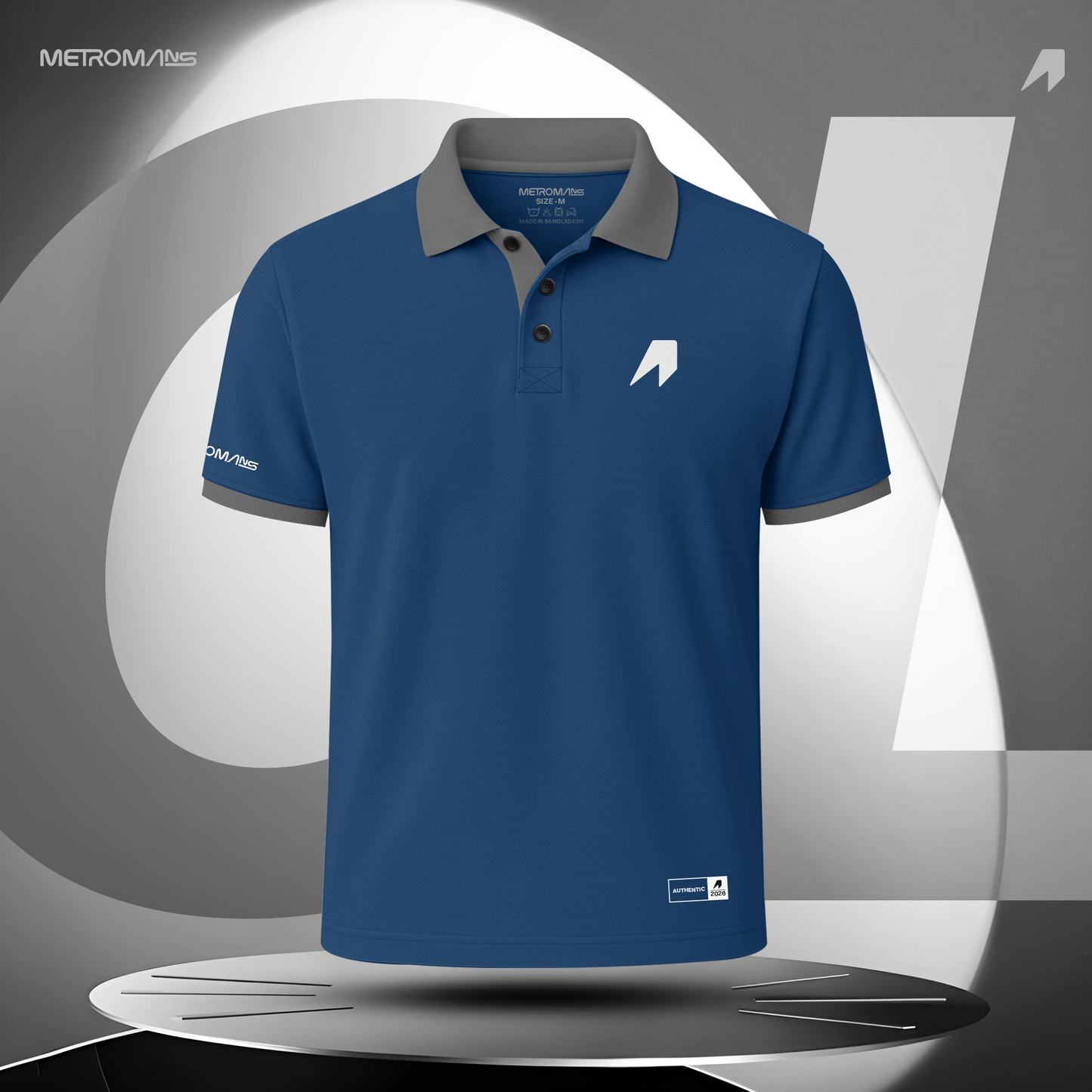 Metromans Signature Polo -Cream